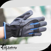 SRSAFETY Mode Männer Leder Motorrad Handschuhe, schwarz Hochwertige Handschuhe